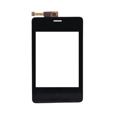 Touch Screen Digitizer For Nokia Asha 502 Dual Sim White By - Maxbhi Com
