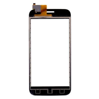 Touch Screen Digitizer For Intex Aqua Curve Black By - Maxbhi Com