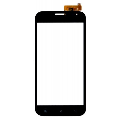 Touch Screen Digitizer For Intex Aqua Curve Black By - Maxbhi Com