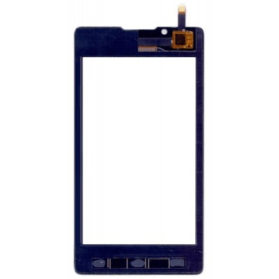 Touch Screen Digitizer For Lava Iris 402e Black By - Maxbhi Com