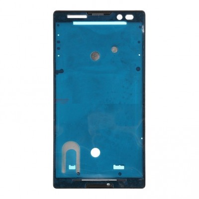 Lcd Frame Middle Chassis For Sony Xperia C S39h Purple By - Maxbhi Com