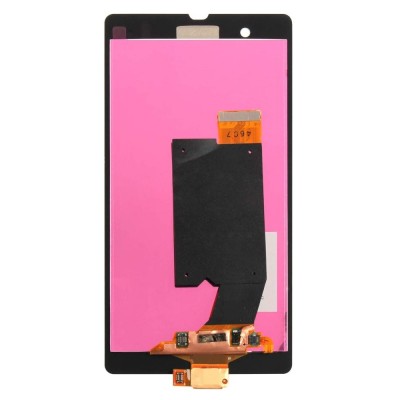 Lcd With Touch Screen For Sony Xperia Z Lt36i Black By - Maxbhi Com