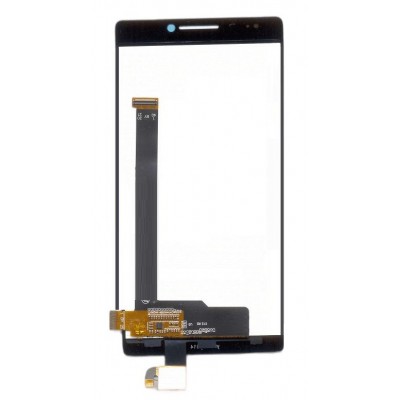 Lcd With Touch Screen For Intex Aqua Desire Hd Black By - Maxbhi Com