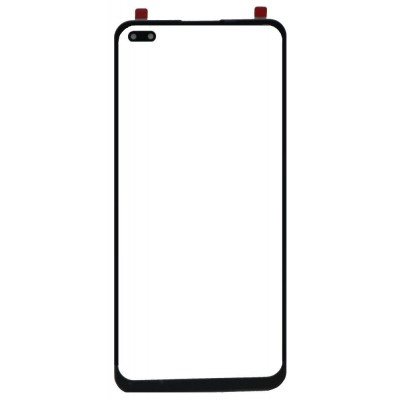 Replacement Front Glass For Oppo F17 Pro White By - Maxbhi Com