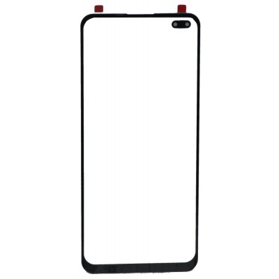 Replacement Front Glass For Oppo F17 Pro White By - Maxbhi Com
