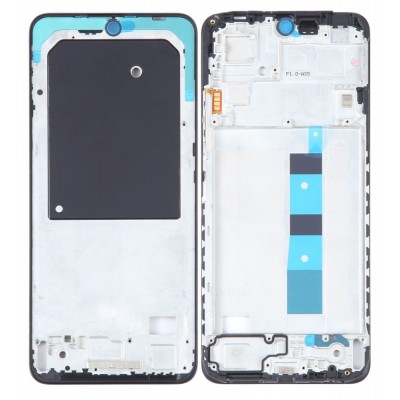 Lcd Frame Middle Chassis For Xiaomi Redmi Note 12 4g Black By - Maxbhi Com