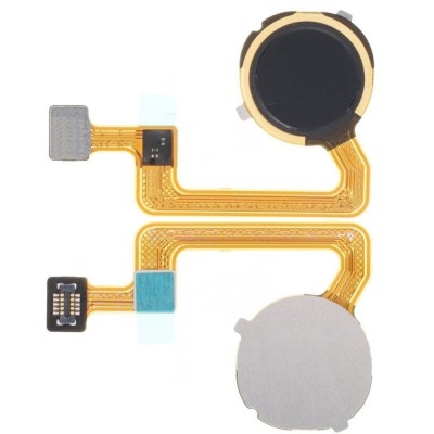Fingerprint Sensor Flex Cable For Xiaomi Redmi 12c White By - Maxbhi Com