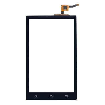 Touch Screen Digitizer For Spice Stellar Xlife M5 Plus Black By - Maxbhi Com