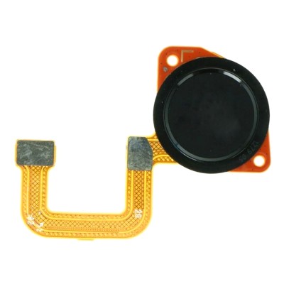 Fingerprint Sensor Flex Cable For Motorola One Fusion Black By - Maxbhi Com