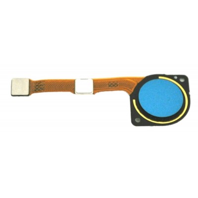 Fingerprint Sensor Flex Cable For Nokia 3 4 Light Blue By - Maxbhi Com