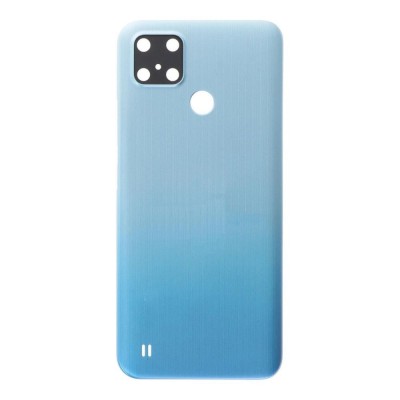 Back Panel Cover For Realme C25y Blue - Maxbhi Com