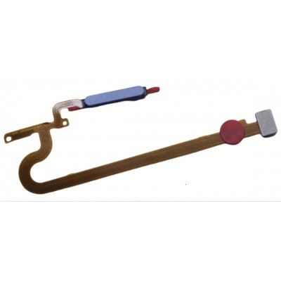 Fingerprint Sensor Flex Cable For Vivo T2x India Black By - Maxbhi Com