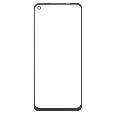 Replacement Front Glass For Realme 9 White By - Maxbhi Com