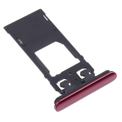 Sim Card Holder Tray For Sony Xperia 5 Red - Maxbhi Com
