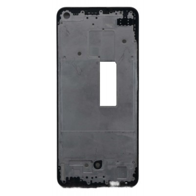 Lcd Frame Middle Chassis For Oppo F19 Black By - Maxbhi Com
