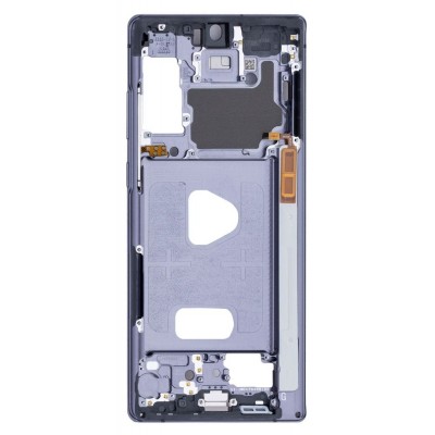 Lcd Frame Middle Chassis For Samsung Galaxy Note 20 5g Grey By - Maxbhi Com