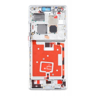 Lcd Frame Middle Chassis For Huawei Mate 40 Pro Silver By - Maxbhi Com