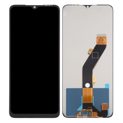 Lcd With Touch Screen For Tecno Spark 10 Black By - Maxbhi Com