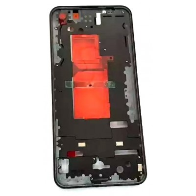 Lcd Frame Middle Chassis For Asus Zenfone 9 Black By - Maxbhi Com