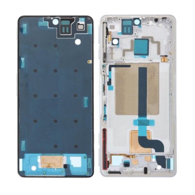 Lcd Frame Middle Chassis For Xiaomi Poco F4 Gt Silver By - Maxbhi Com