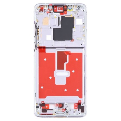 Lcd Frame Middle Chassis For Huawei Mate 50 Pro Silver By - Maxbhi Com