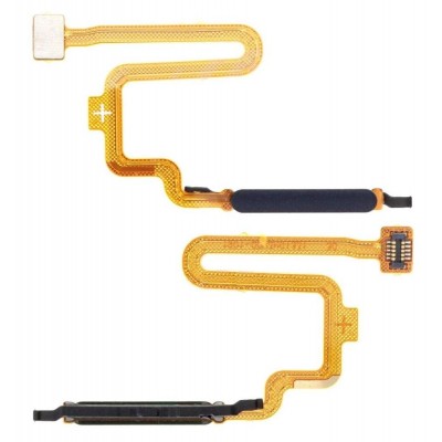 Fingerprint Sensor Flex Cable For Xiaomi Redmi Note 11s 5g Black By - Maxbhi Com