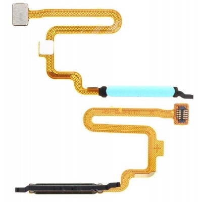 Fingerprint Sensor Flex Cable For Xiaomi Redmi Note 11s 5g Light Blue By - Maxbhi Com