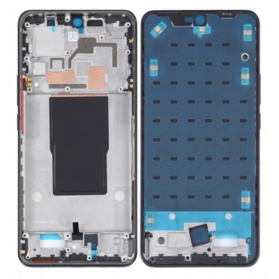 Lcd Frame Middle Chassis For Xiaomi Redmi K50 Ultra Black By - Maxbhi Com