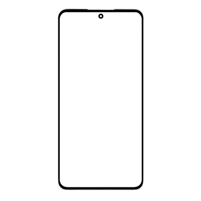 Replacement Front Glass For Oneplus Ace Black By - Maxbhi Com