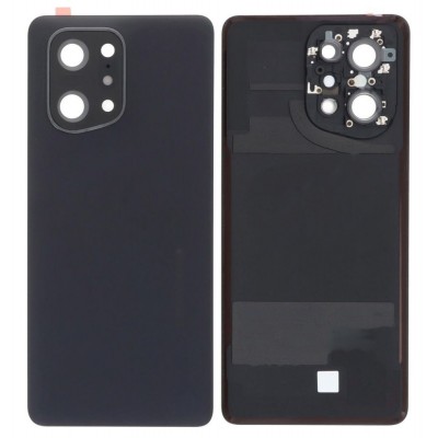 Back Panel Cover For Oppo Find X5 Black - Maxbhi Com