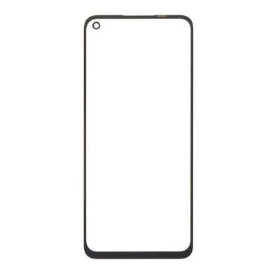 Replacement Front Glass For Realme 9 5g Black By - Maxbhi Com