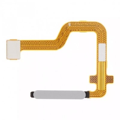 Fingerprint Sensor Flex Cable For Motorola Moto E22i White By - Maxbhi Com