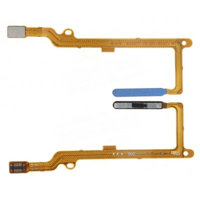 Fingerprint Sensor Flex Cable For Honor X8 5g Blue By - Maxbhi Com