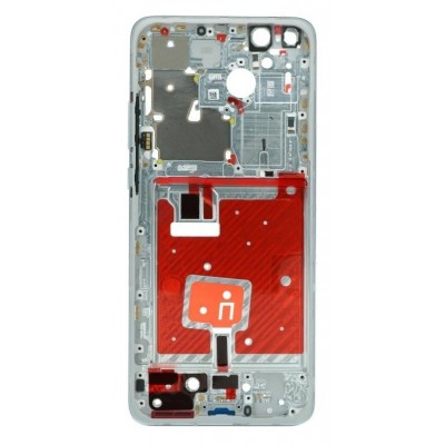 Lcd Frame Middle Chassis For Huawei P40 Pro Plus White By - Maxbhi Com