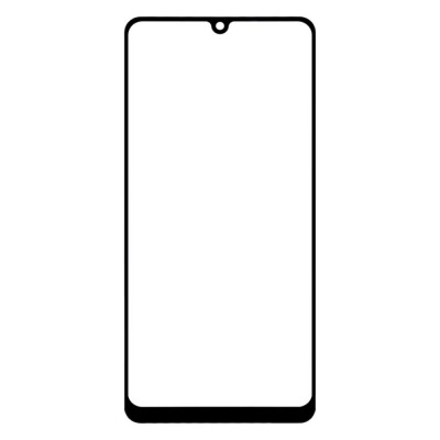 Replacement Front Glass For Vivo Y73 2021 Black By - Maxbhi Com