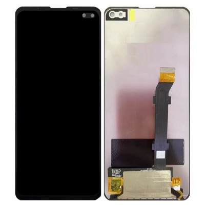 Lcd With Touch Screen For Sharp Aquos Sense 4 Plus Black By - Maxbhi Com