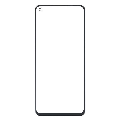 Replacement Front Glass For Realme Q3s White By - Maxbhi Com