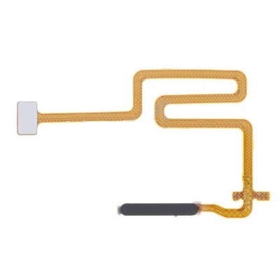 Fingerprint Sensor Flex Cable For Oppo K10x Black By - Maxbhi Com