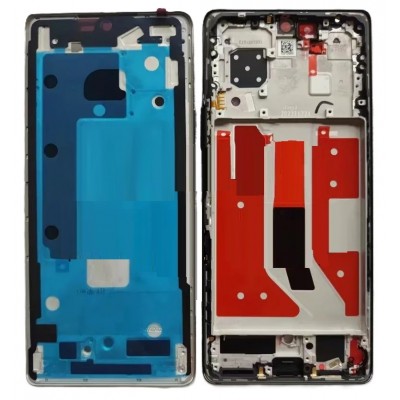 Lcd Frame Middle Chassis For Honor 80 Se White By - Maxbhi Com