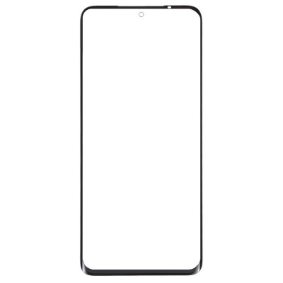 Replacement Front Glass For Meizu 18s Black By - Maxbhi Com