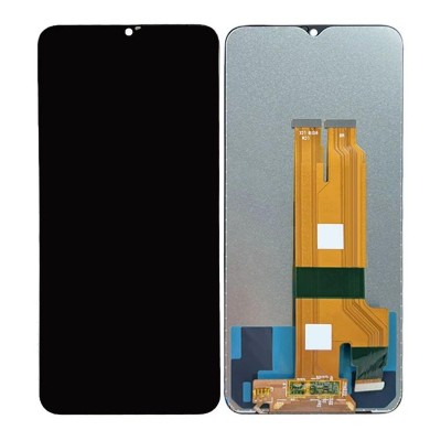 Lcd With Touch Screen For Realme V20 Black By - Maxbhi Com