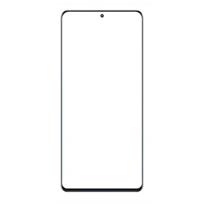 Replacement Front Glass For Wiko 5g Black By - Maxbhi Com