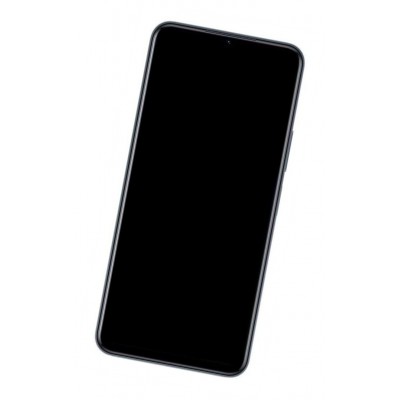 Lcd Frame Middle Chassis For Vivo Y30 5g Black By - Maxbhi Com