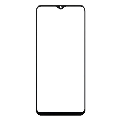 Replacement Front Glass For Vivo Iqoo Z6x Black By - Maxbhi Com