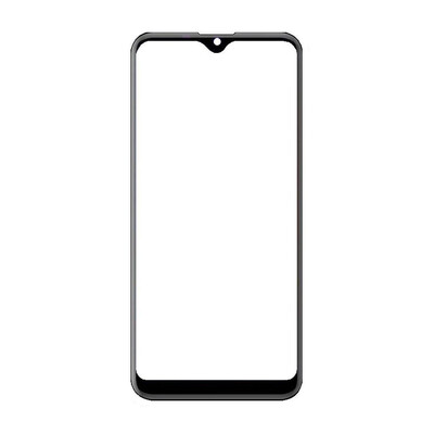 Replacement Front Glass For Yezz Max 3 Plus Black By - Maxbhi Com