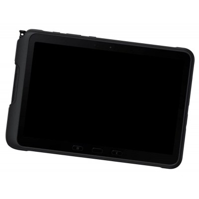 Lcd Frame Middle Chassis For Samsung Galaxy Tab Active 4 Pro Black By - Maxbhi Com
