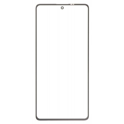 Replacement Front Glass For Xiaomi Redmi Note 12 Pro Black By - Maxbhi Com
