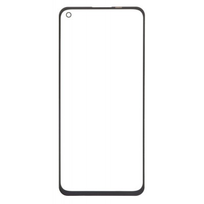 Replacement Front Glass For Oneplus Nord 2t 5g Black By - Maxbhi Com