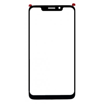 Replacement Front Glass For Tecno Camon I2x Black By - Maxbhi Com