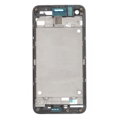 Lcd Frame Middle Chassis For Htc Butterfly S Black By - Maxbhi Com